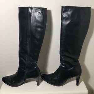 Stuart Weitzman Black Leather Boots